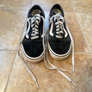 Black Vans Old Skool Size 8